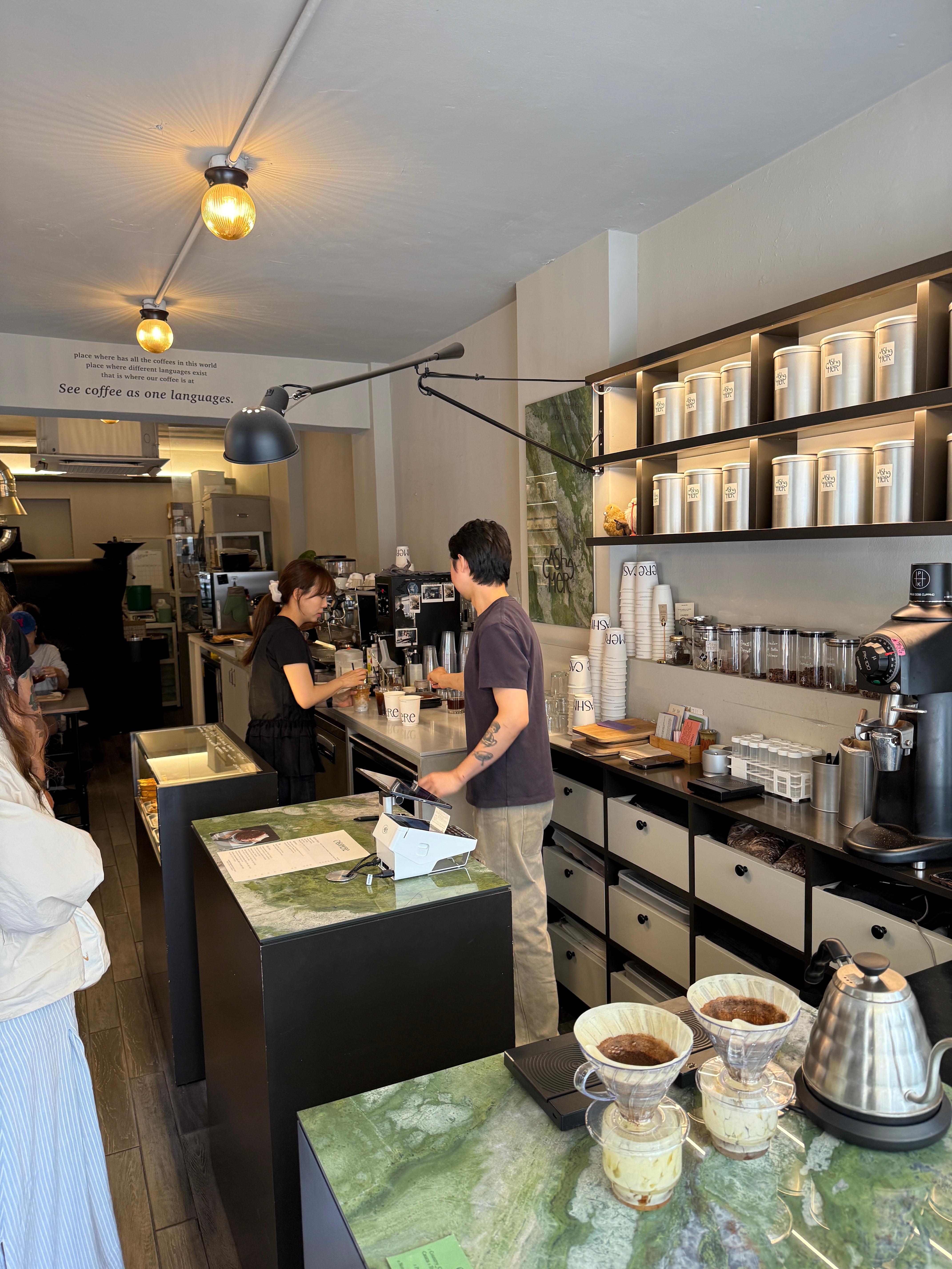 캐시미어 커피 내부