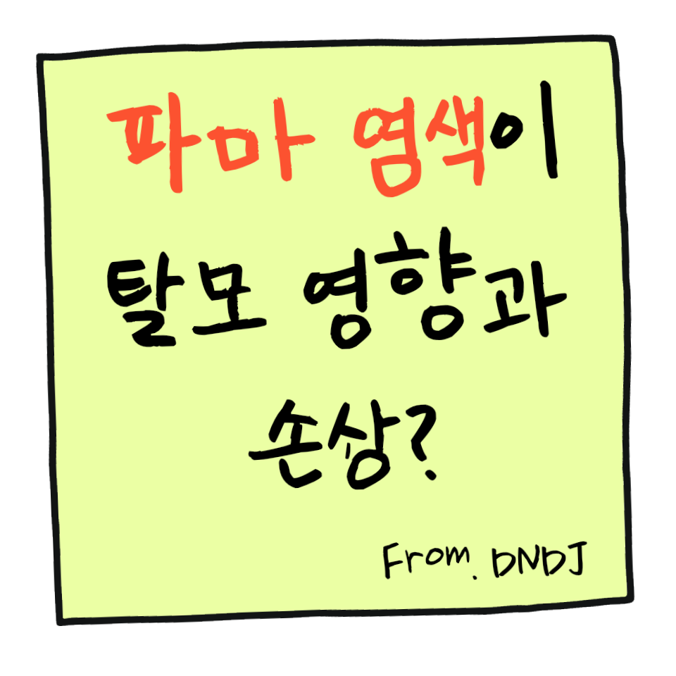 파마·염색 탈모 관리 손상·견인성 자극·두피열 위험 꼭 확인