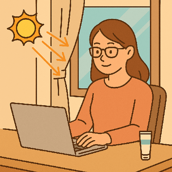 실내 근무자 지영 씨의 광노화 역전 루틴