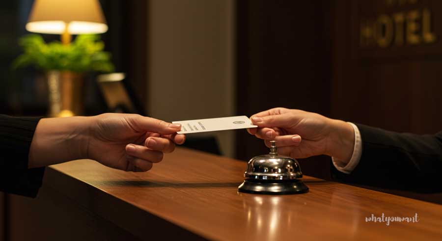 호텔에선 체크카드보단 신용카드로 결제