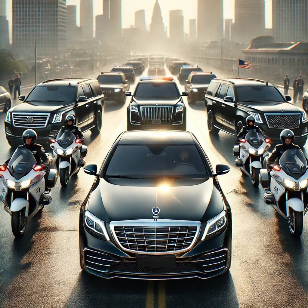 대통령이 타는 차는 무엇? 방탄차와 경호 차량까지!