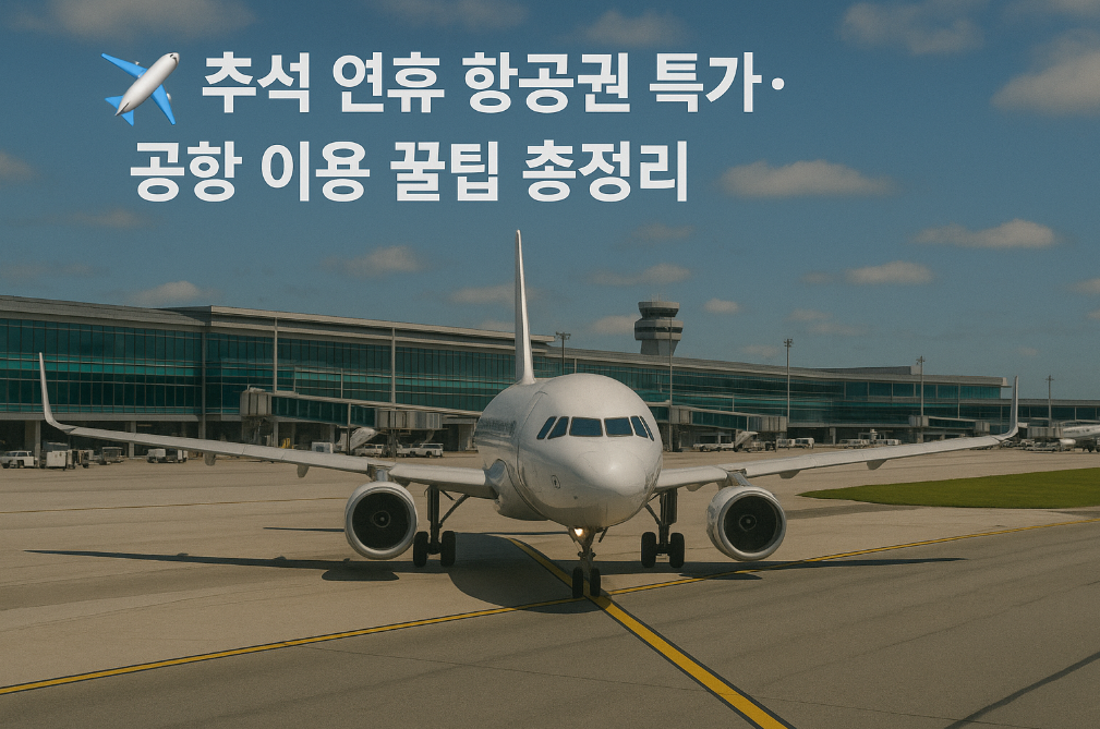 추석 연휴 항공권 특가·공항 이용 꿀팁 총정리