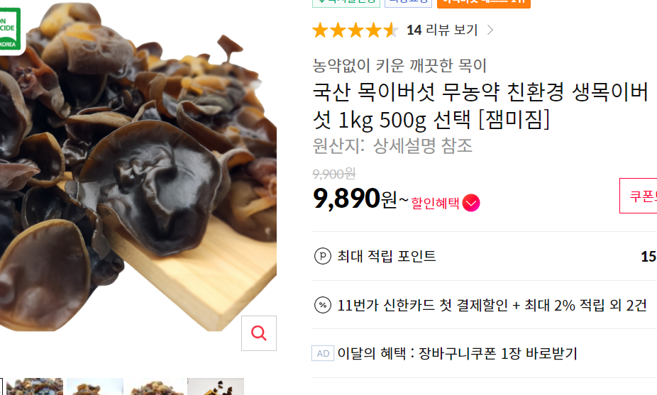 목이버섯 10