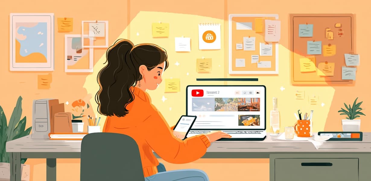 GPT로 쇼츠 자동화를 기획하는 디지털 크리에이터 이미지