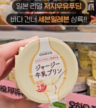 세븐일레븐 2024 11월 이벤트 소식 신제품
오하요 저지우유푸딩