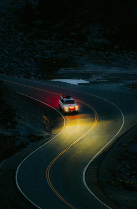 야간운전시 퍼짐 현상 관련