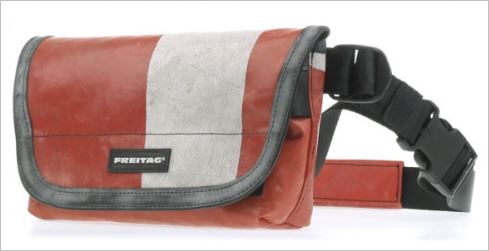 프라이탁 제이미 메신저백 F153 레드 화이트b