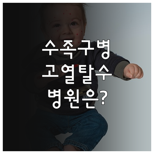 수족구 고열 탈수 증상 시 대처법과 ..