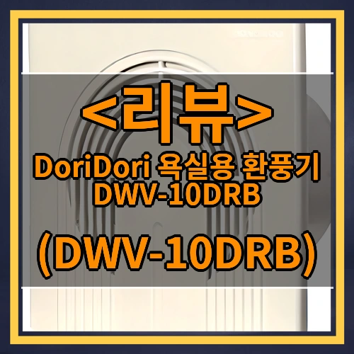 DoriDori 욕실용 환풍기 DWV-10DRB