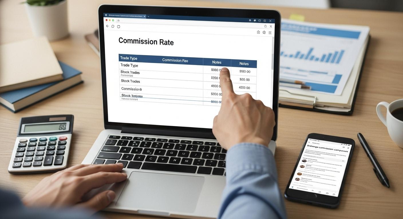 증권사 수수료율 조회