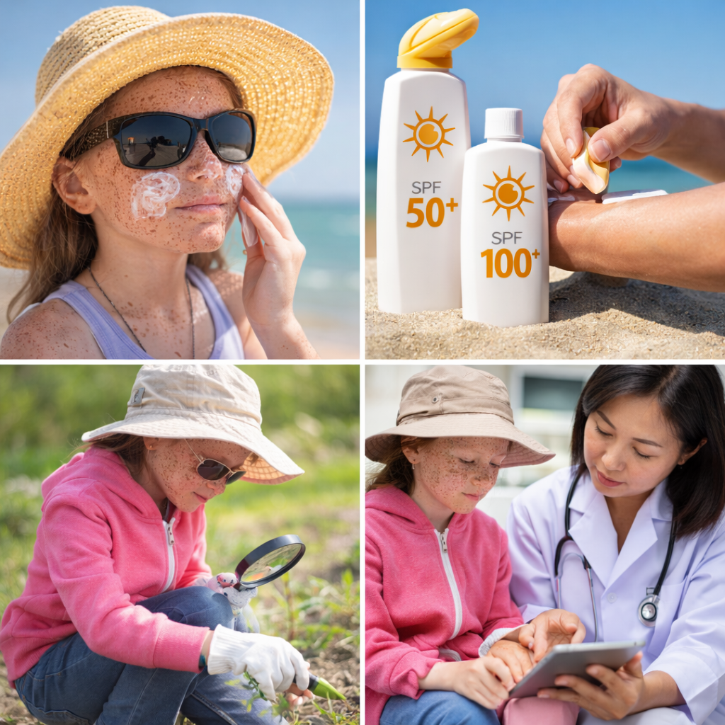 색소성 건피증 증상. 원인. 치료