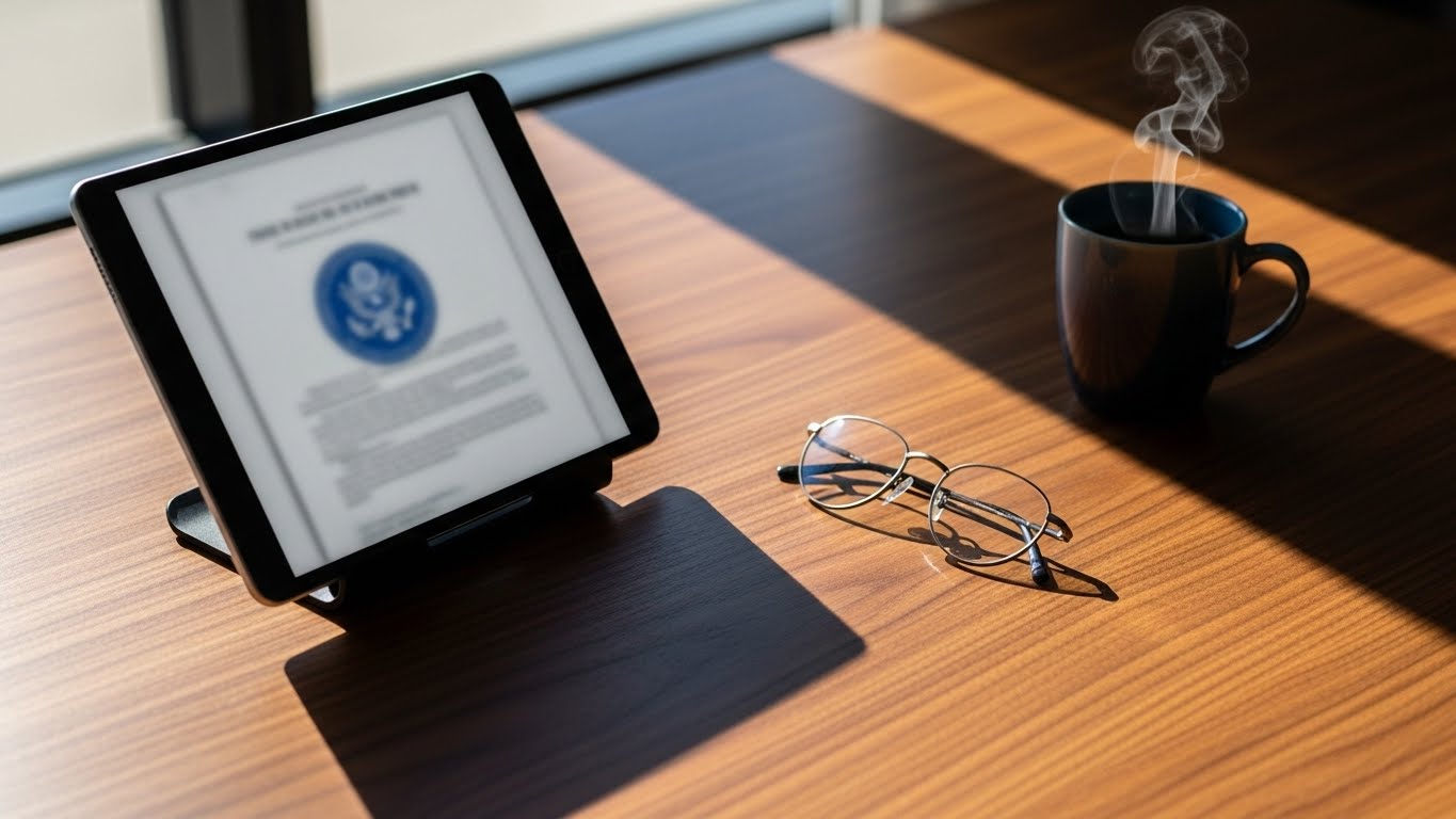 거주 요건과 비과세 혜택을 정밀하게 분석하는 리더의 전략적인 책상 풍경