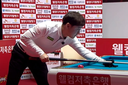 PBA투어에서 활동하는 주시윤 선수(2022년 3월 웰뱅 PBA투어)