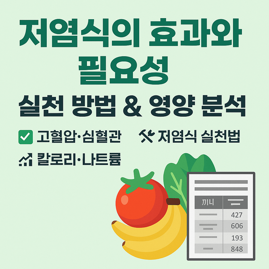 저염식 효과 - 사진