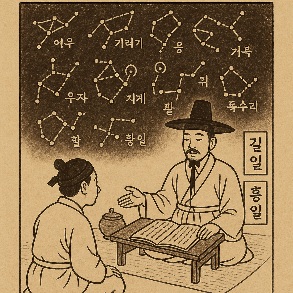 별자리로 본 조선 시대의 길흉일 계산법