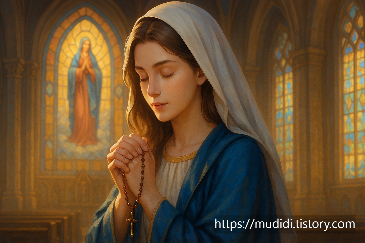 성모님께 드리는 노래 기도, 가톨릭 트로트 생활성가 '내 마음의 묵주'