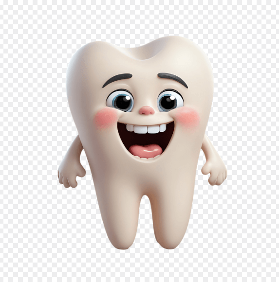 웃고 있는 이빨