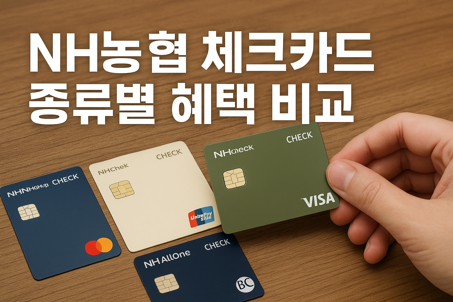 NH농협 체크카드 종류별 혜택
