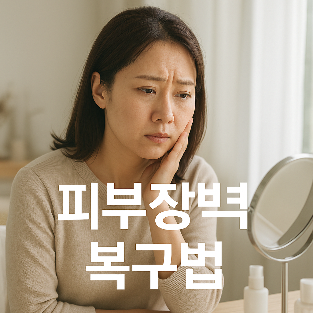 무너진 피부장벽 복구법
