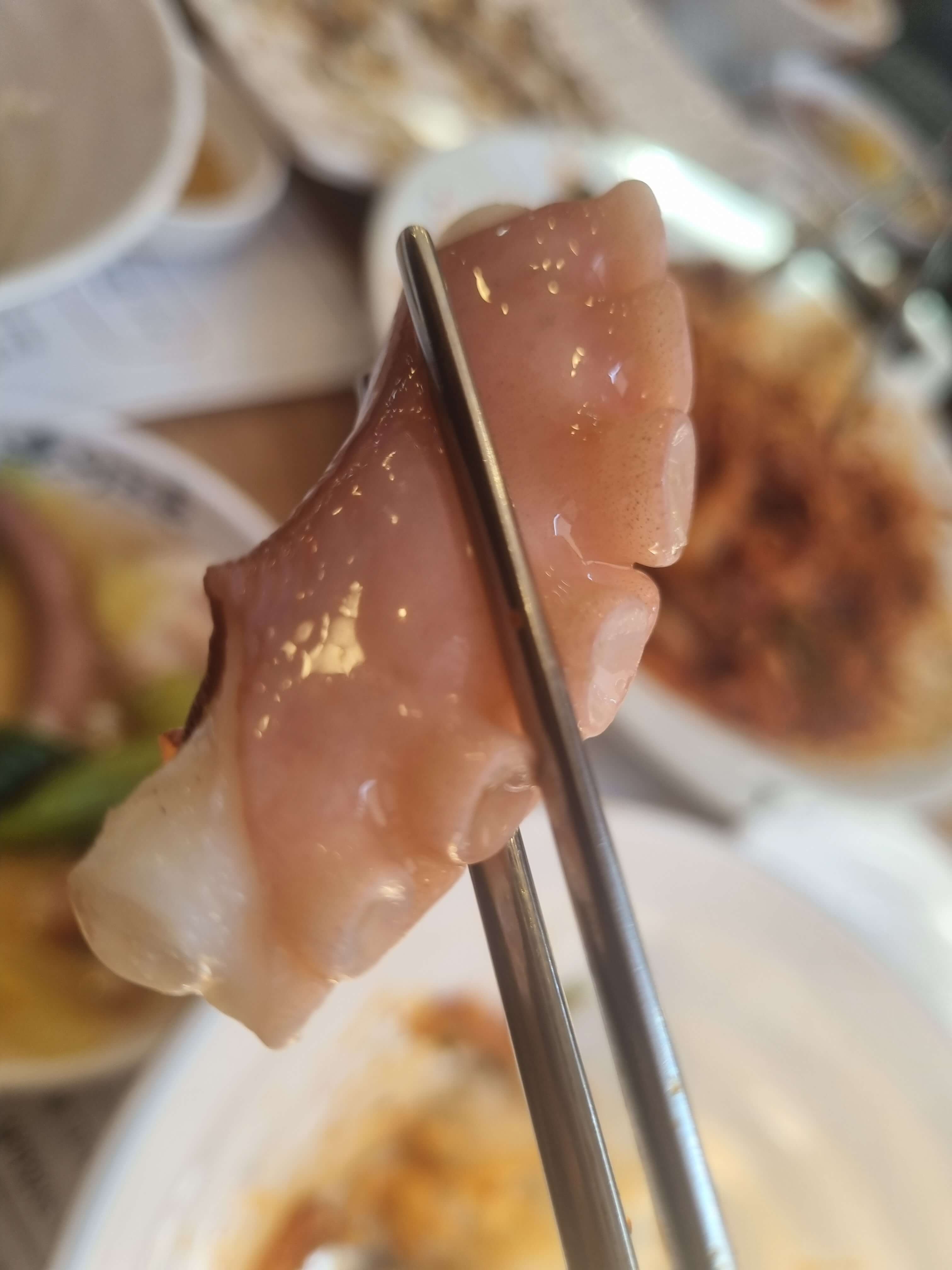 낙지 다리 크기