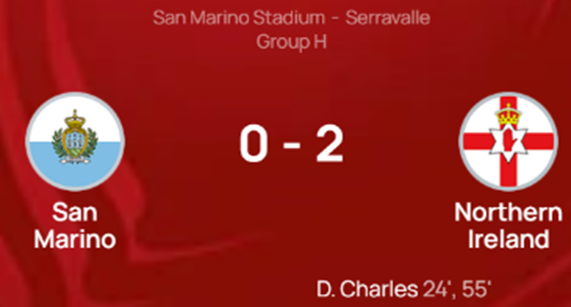 UEFA EURO 유로 2024 예선 경기 결과 매치데이1 그룹 H조 산 마리노 북 아일랜드 경기 결과