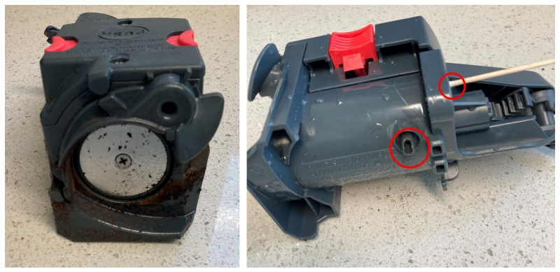 커피머신 추출기 청소