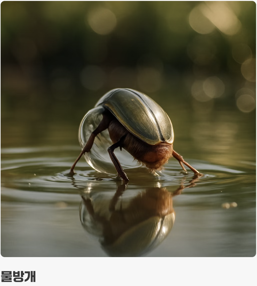 물속에서 숨 쉬는 결정적 단서