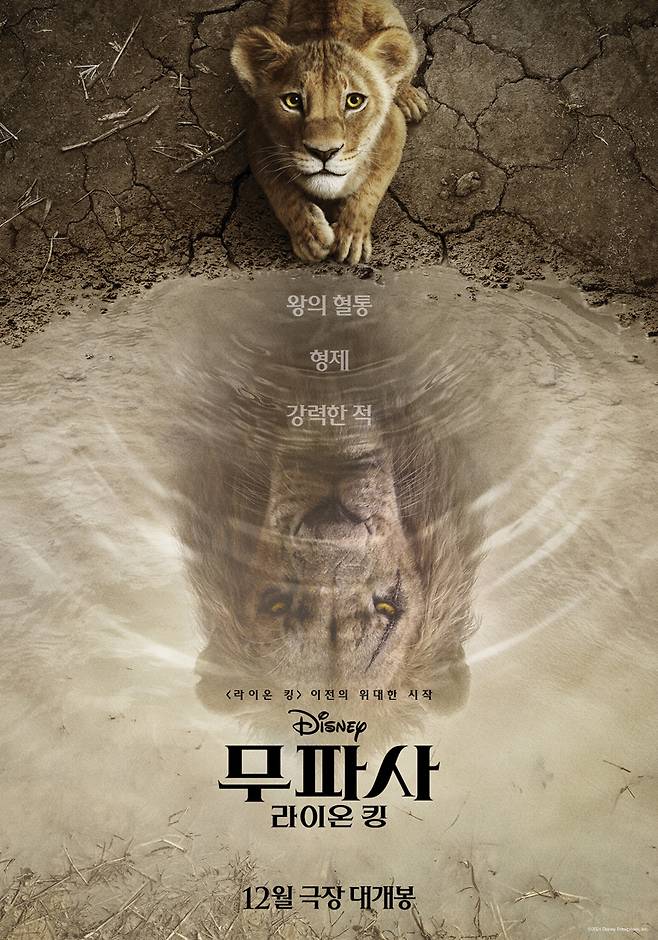 '무파사: 라이온 킹' 포스터. (사진=월트 디즈니 코리아 제공) 2024.12.10. *재판매 및 DB 금지