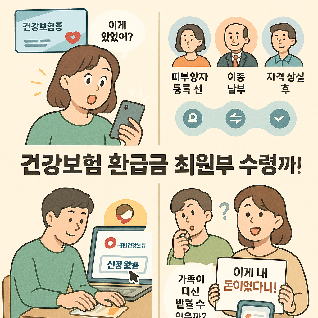 건강보험 환급금 조회부터 수령까지 정리