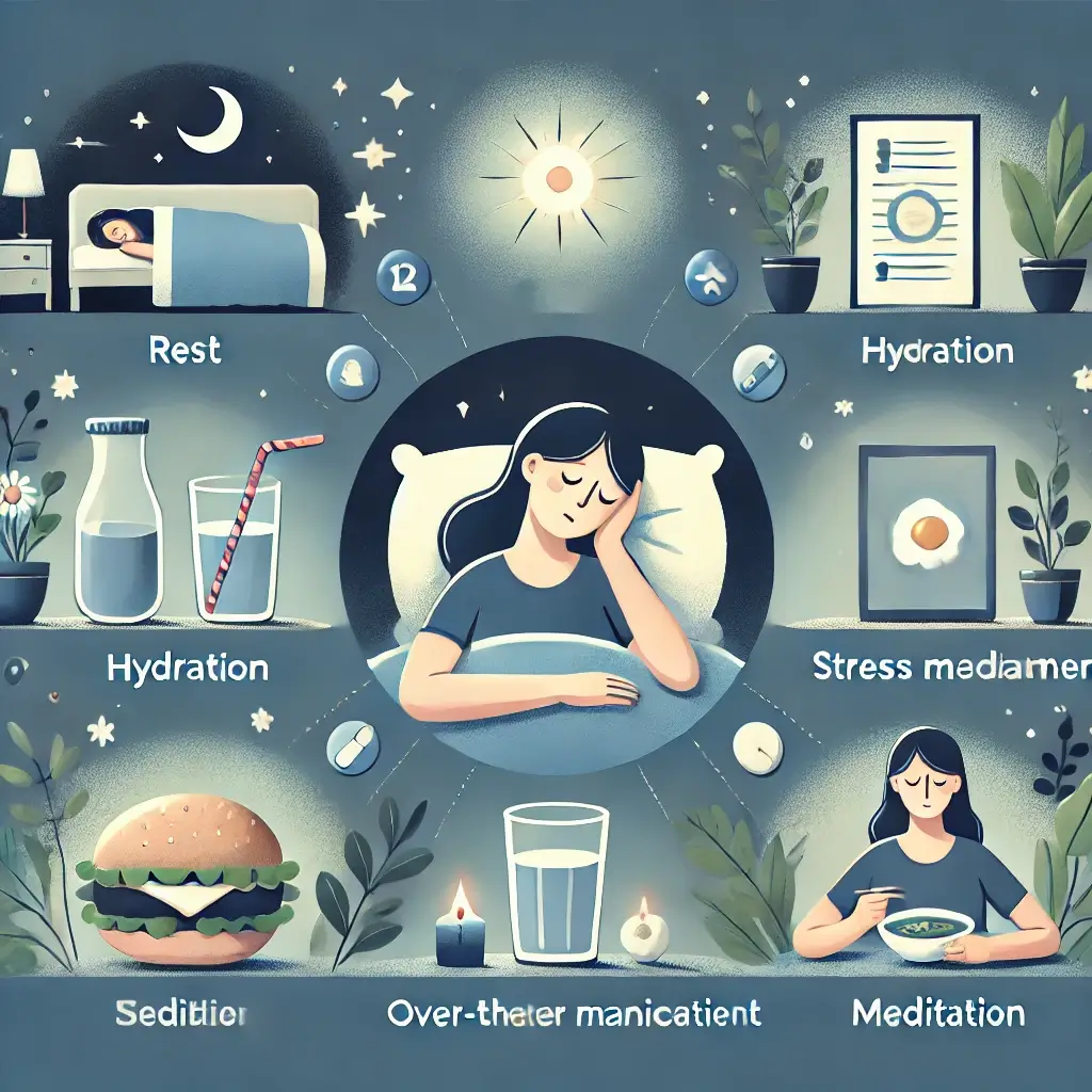 두통과 메스꺼움의 해결방법