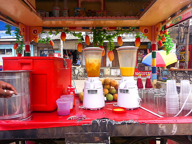 망고주스 노점
