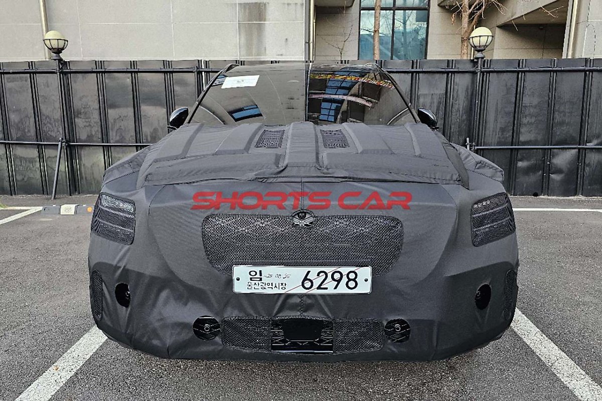 제네시스 GV80 블랙 테스트카 스파이샷