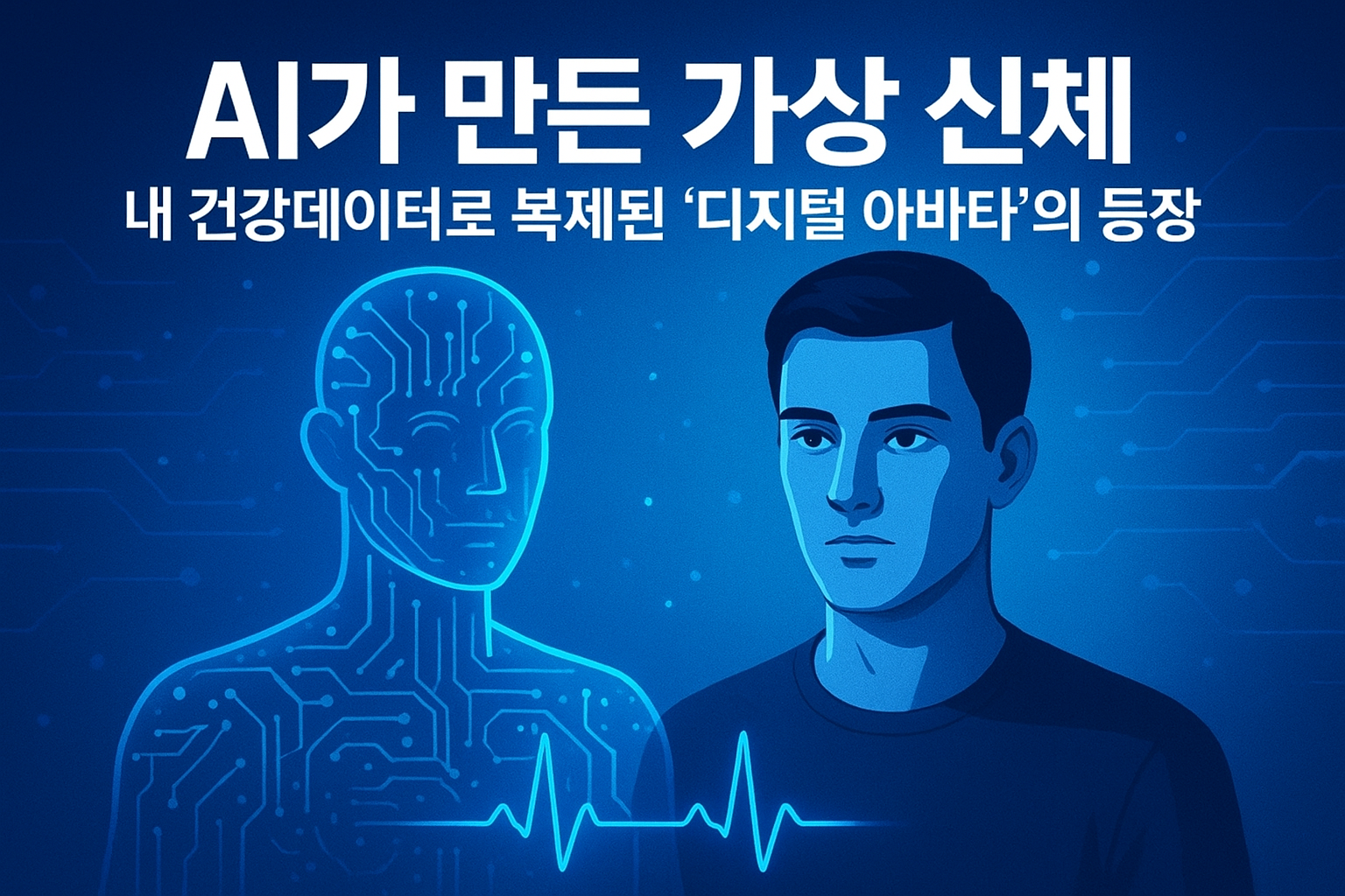 🧬 AI가 만든 가상 신체 — 내 건강데이터로 복제된 ‘디지털 아바타’의 등장