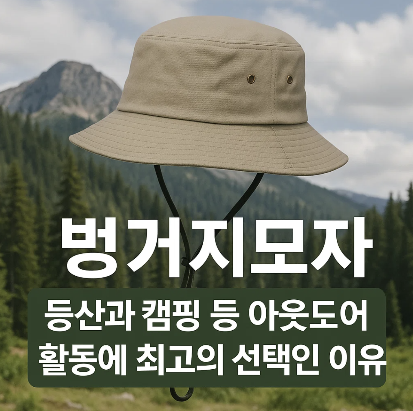 벙거지모자, 등산과 캠핑 등 아웃도어 활동에 최고의 선택인 이유