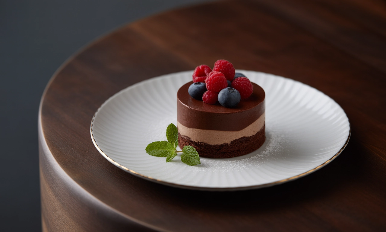 집에서도 완벽하게! 비건 초코 무스 케이크 레시피