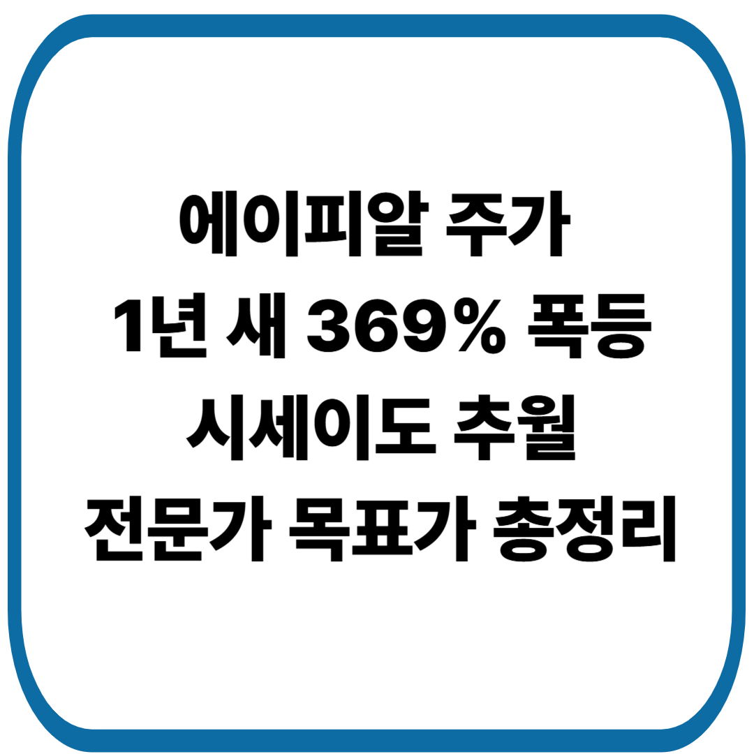 에이피알 주가, 1년 새 369% 폭등..시세이도 추월, 지금 사도 될까? 전문가 목표가 총정리