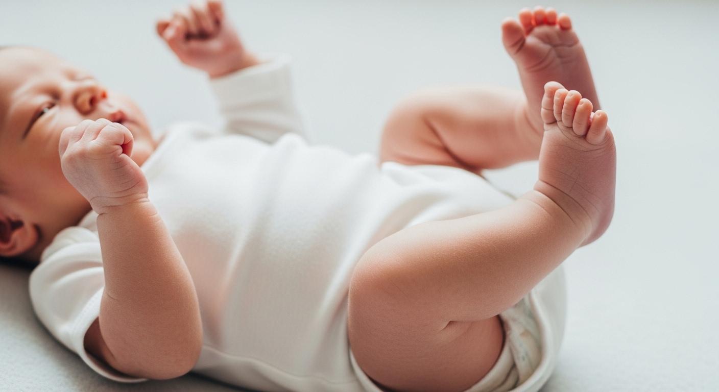 신생아 팔다리 움직이기