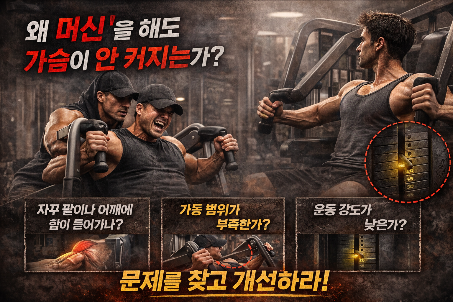 문제 제기: 왜 머신을 해도 가슴이 안 커지는가