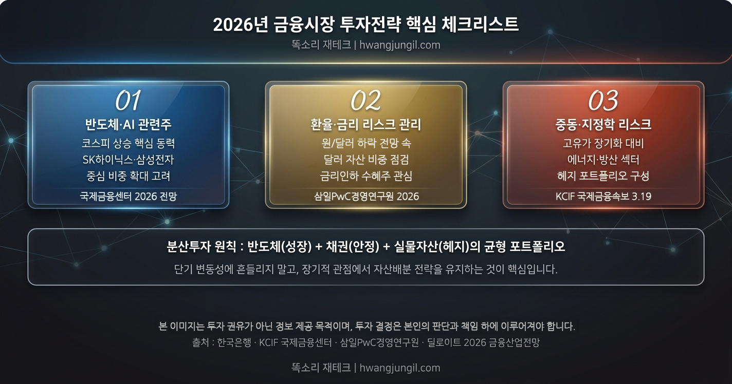 2026년 금융시장 투자전략 핵심 체크리스트