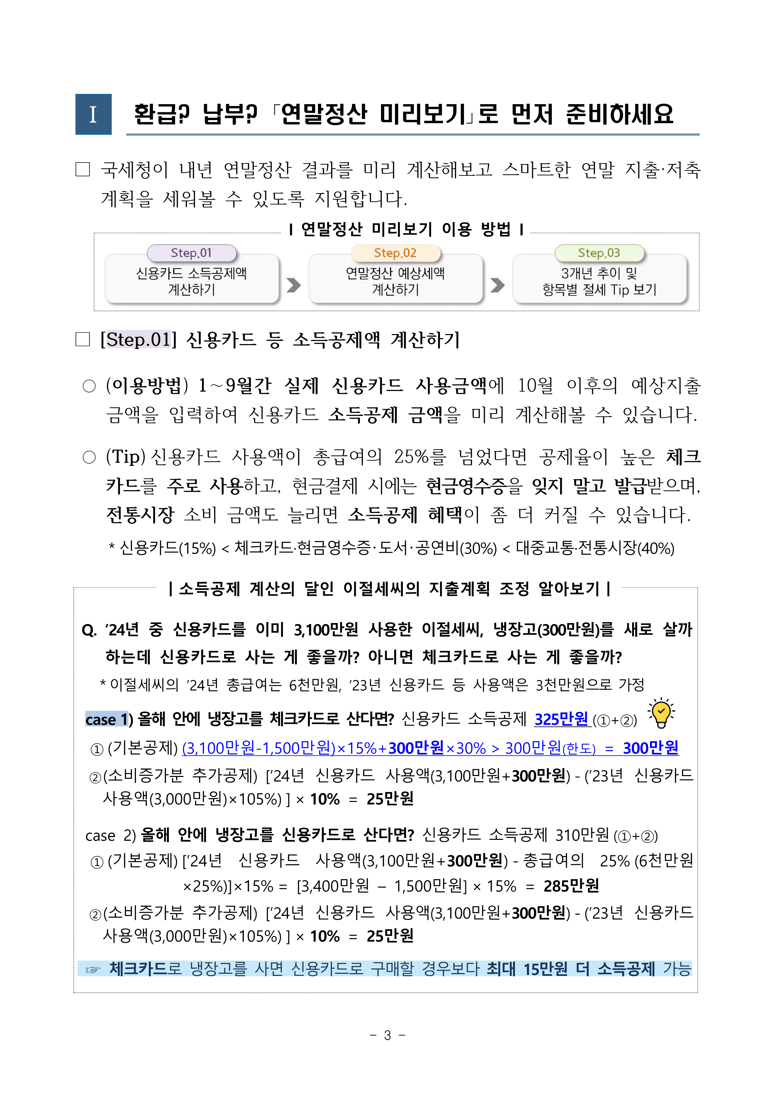 연말정산세액공제