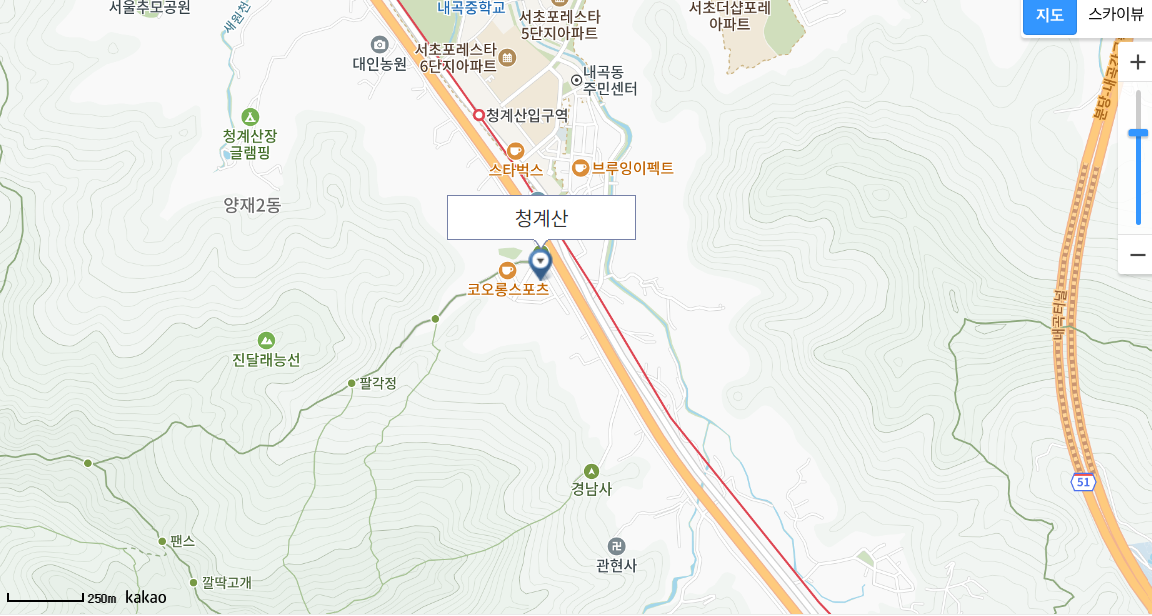 청계산 등산코스