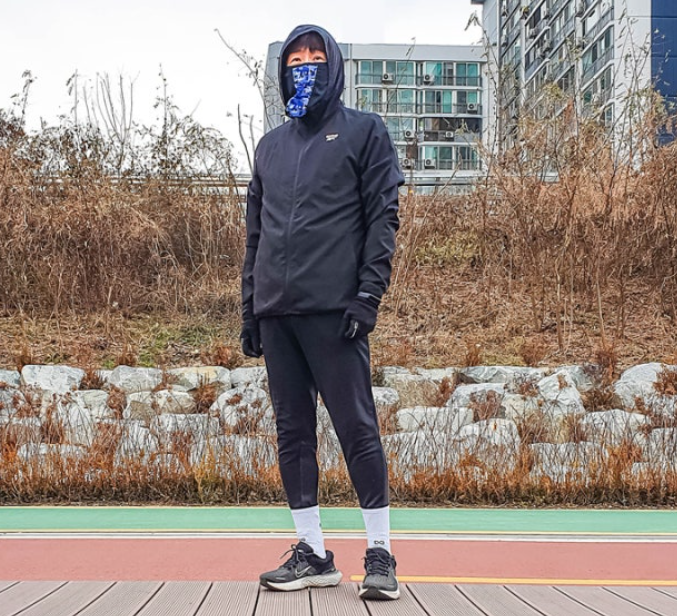 겨울 러닝 복장