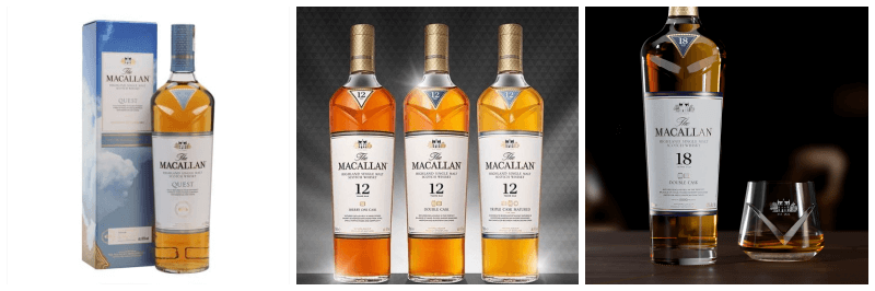 맥켈란 퀘스트, 12년, 18년 사진