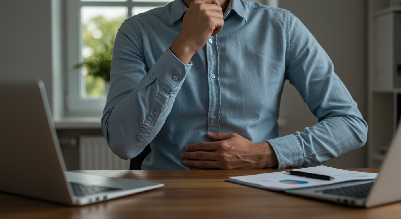 IBS가 일상생활에 미치는 영향을 보여주는 이미지