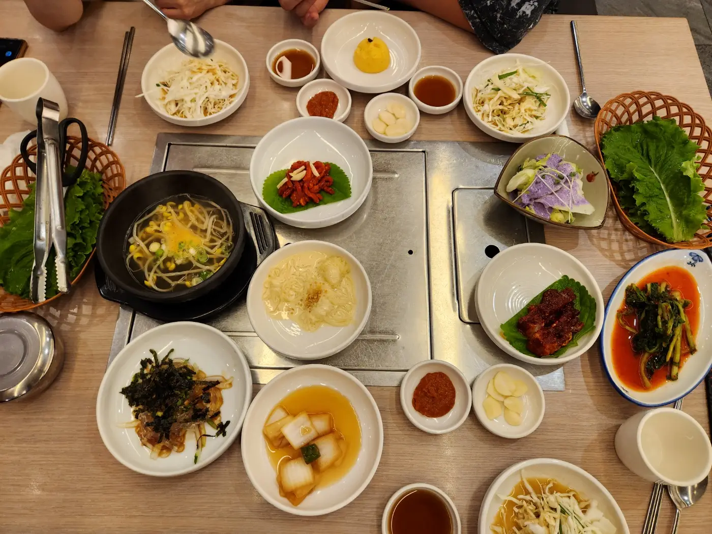 월산본가_기본상차림