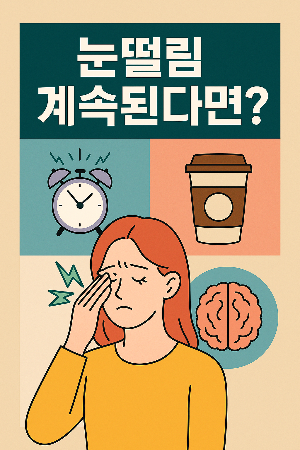 눈떨림 계속된다면