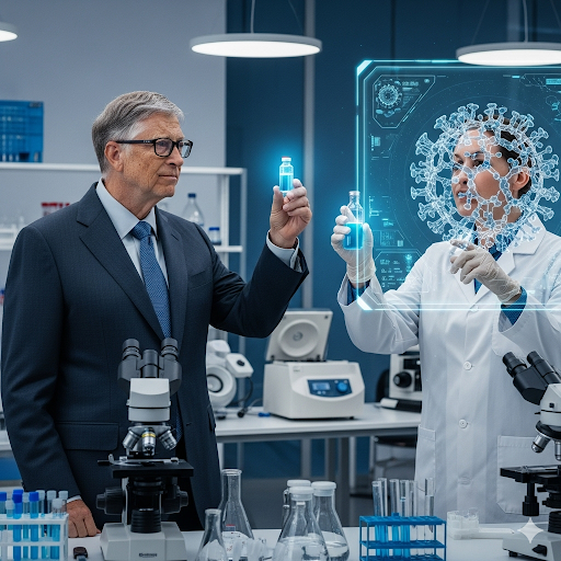 빌게이츠 백신 연구 관련 이미지