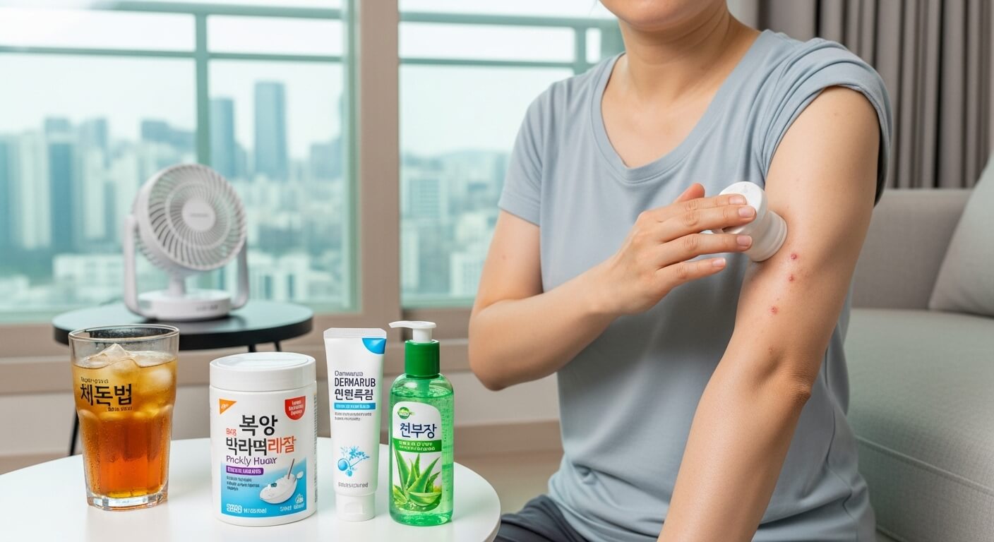 땀띠 가라앉히는 방법