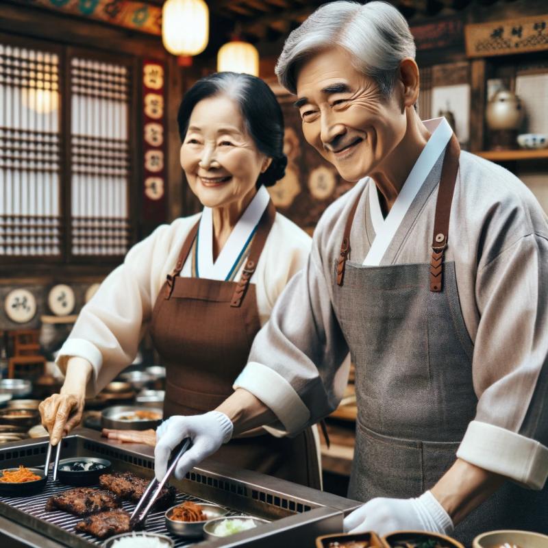 노인일자리 식품제조 및 판매 사업 사진