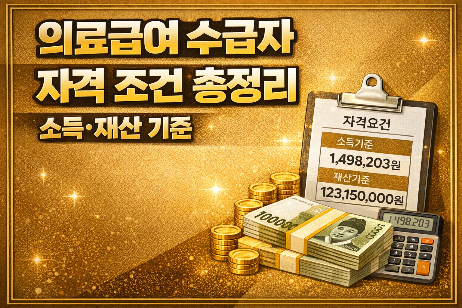 의료급여 수급자 자격 조건 소득 재산 기준 정리 medicalaid 2026년 기준 썸네일 이미지